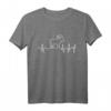Ziege T-Shirt mit Herzschlag EKG Design – Perfektes Geschenk für Ziegenfans, Tierliebhaber und Jahrestagsgeschenke