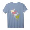 Vier farbige Ziegen Ökologische Tierhaltung T-Shirt – Buntes Design für Tier- und Naturliebhaber