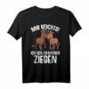 Mir reichts ich geh zu meinen Ziegen T-Shirt – Lustiges Geschenk für Bauern, Ziegenbesitzer & Tierliebhaber zu Geburtstag & Weihnachten