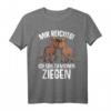 Mir reichts ich geh zu meinen Ziegen T-Shirt – Lustiges Geschenk für Bauern, Ziegenbesitzer & Tierliebhaber zu Geburtstag & Weihnachten