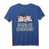 Offizielles Ziege Geiss Schlafshirt Pyjama - Lustiges Geschenk für Langschläfer, Morgenmuffel und Ziegenliebhaber