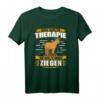Andere gehen zur Therapie, ich gehe zu meinen Ziegen - Lustiges Landwirt T-Shirt für Ziegenliebhaber und Bauern