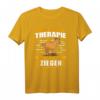 Andere gehen zur Therapie, ich gehe zu meinen Ziegen - Lustiges Landwirt T-Shirt für Ziegenliebhaber und Bauern