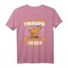 Andere gehen zur Therapie, ich gehe zu meinen Ziegen - Lustiges Landwirt T-Shirt für Ziegenliebhaber und Bauern
