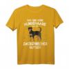 Zwergpinscher Glitzer Hundehalter Geschenk - Lustiges Gassi Fun Hunde T-Shirt für Hundeliebhaber, Freunde & Familie