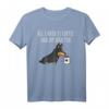 All I Need Is Coffee And My Zwergpinscher T-Shirt – Lustiges Hundeshirt für Hundeliebhaber und Kaffee-Fans, Perfekt als Geschenk