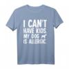 I Can't Have Kids Schnauzer Hund T-Shirt – Lustiges Geschenk für Schnauzer Besitzer & Hundeliebhaber mit Miniature Schnauzer Silhouette