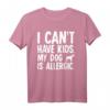 I Can't Have Kids Schnauzer Hund T-Shirt – Lustiges Geschenk für Schnauzer Besitzer & Hundeliebhaber mit Miniature Schnauzer Silhouette