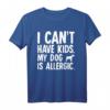 I Can't Have Kids Schnauzer Hund T-Shirt – Lustiges Geschenk für Schnauzer Besitzer & Hundeliebhaber mit Miniature Schnauzer Silhouette