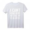 I Can't Have Kids Schnauzer Hund T-Shirt – Lustiges Geschenk für Schnauzer Besitzer & Hundeliebhaber mit Miniature Schnauzer Silhouette