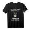 Lustiges Schnauzer Personal Hundehalter Geschenk Gassi Hund T-Shirt - Perfekt für Hundeliebhaber, Herrchen und Frauchen mit Humor