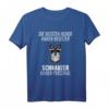 Lustiges Schnauzer Personal Hundehalter Geschenk Gassi Hund T-Shirt - Perfekt für Hundeliebhaber, Herrchen und Frauchen mit Humor