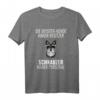 Lustiges Schnauzer Personal Hundehalter Geschenk Gassi Hund T-Shirt - Perfekt für Hundeliebhaber, Herrchen und Frauchen mit Humor
