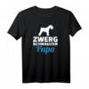 Zwergschnauzer Papa T-Shirt – Für Hundeliebhaber, Gassi-Geher & Hundetrainer